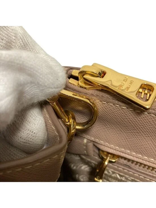 Prada Galleria Sapphia Leather Small 2-Way Shoulder Bag Light - Picture 15 of 16